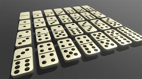 domino 3d model|3d dominoes download.